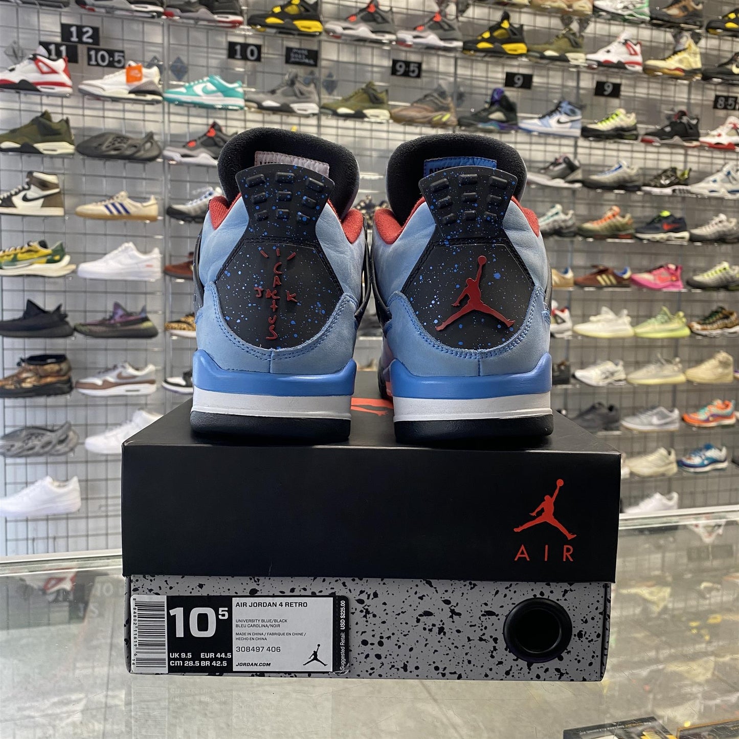 Jordan 4 Retro Travis Scott 'Cactus Jack' UK9.5