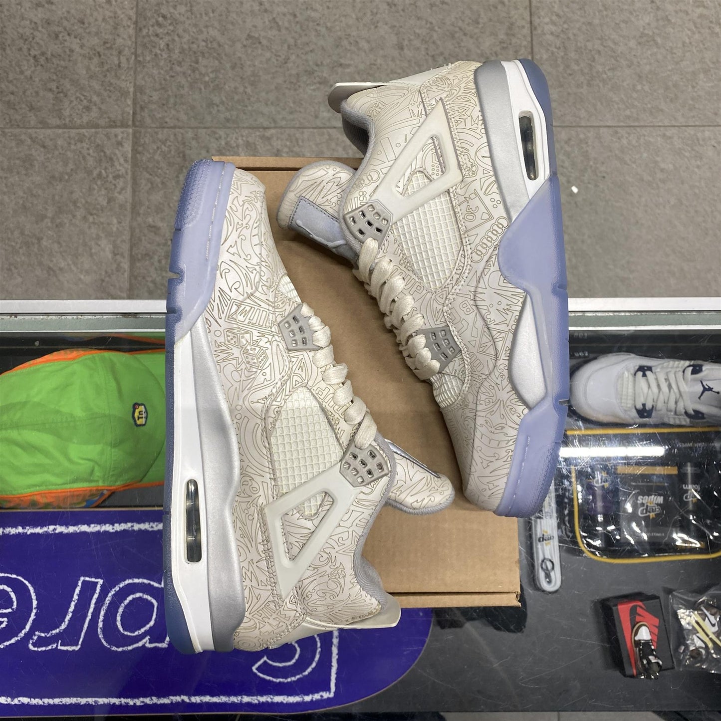 Jordan 4 Retro '30th Anniversary Laser' UK8.5 (No Box)