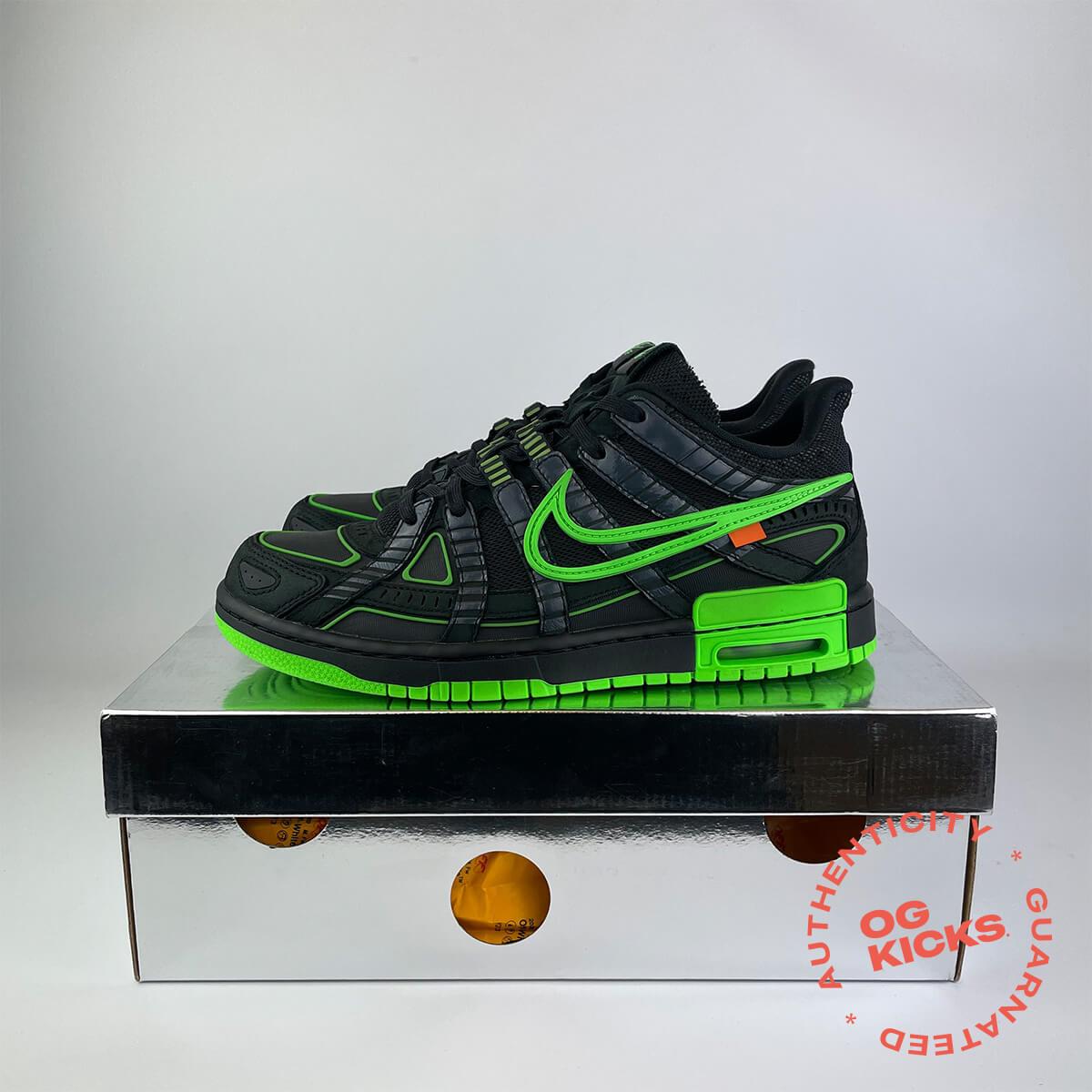 Nike Air Rubber Dunk Off-White Green Strike UK7.5