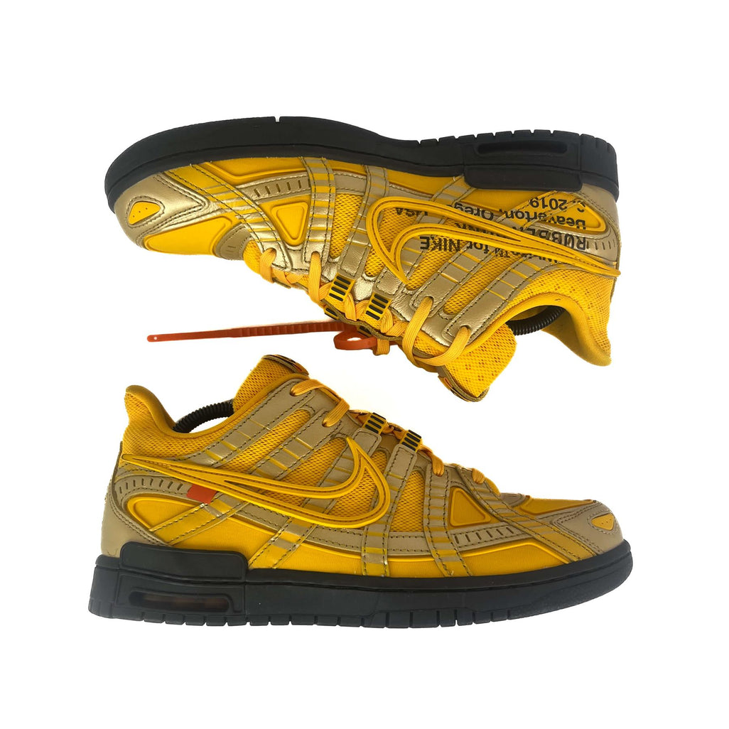 Nike Air Rubber Dunk Off-White 'University Gold' UK9