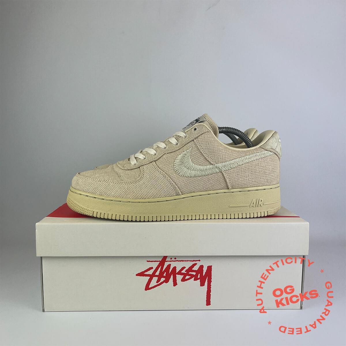 Nike Air Force 1 Low Stussy Fossil UK9