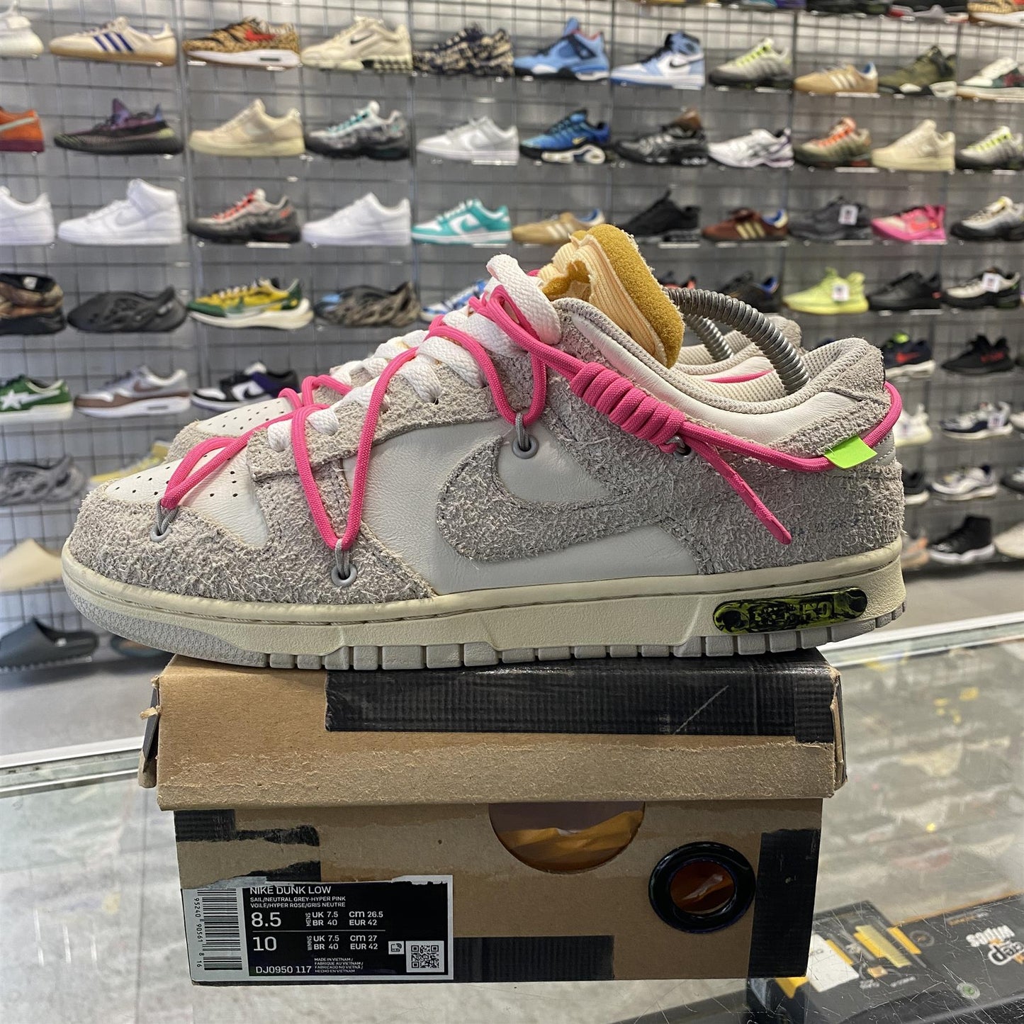 Nike Dunk Low Off-White 'Lot 17' UK7.5