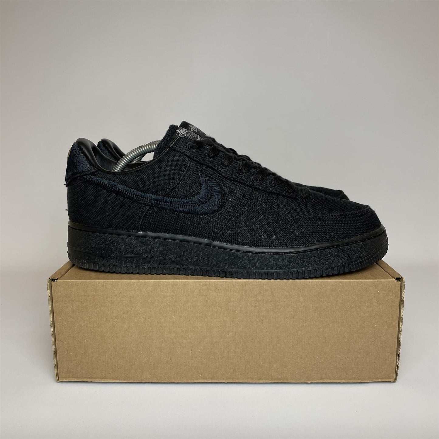 Nike Air Force 1 Low Stussy Black (No Box) UK10.5