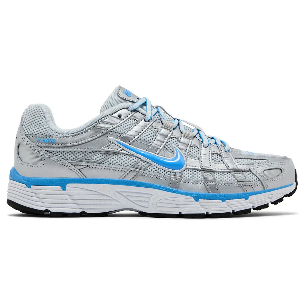 Nike P-6000 Metallic Platinum University Blue