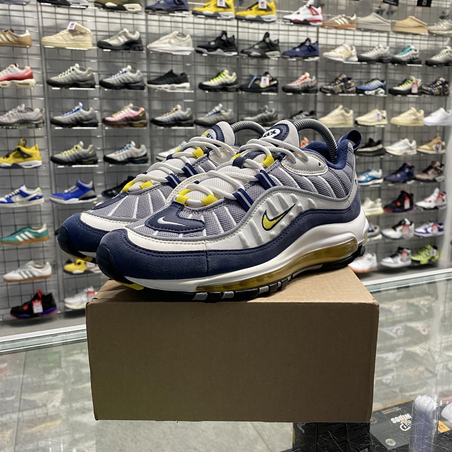 Nike Air Max 98 'Tour Yellow Grey' UK6 (No Box)