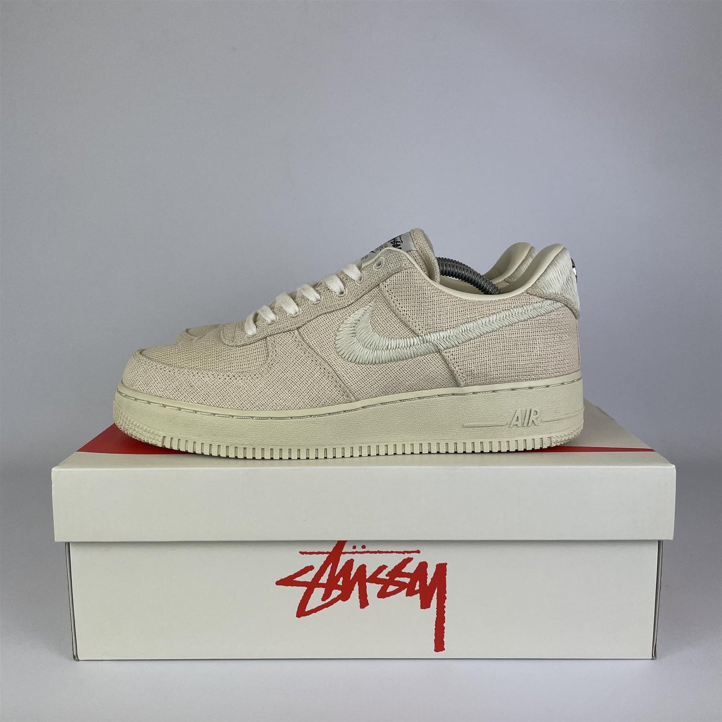 Nike Air Force 1 Low Stussy Fossil UK8.5