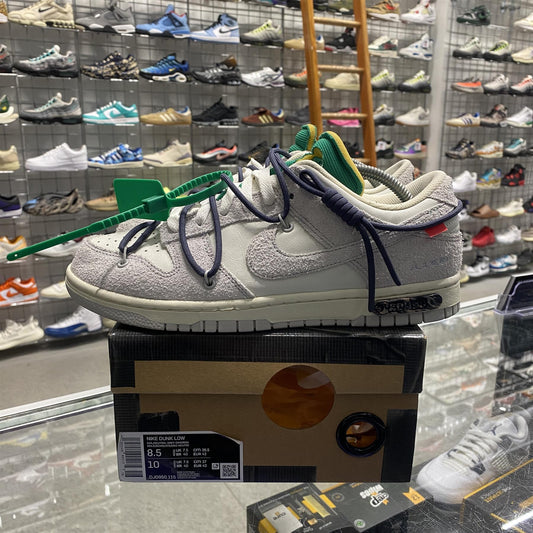 Nike Dunk Low Off-White 'Lot 20' UK7.5