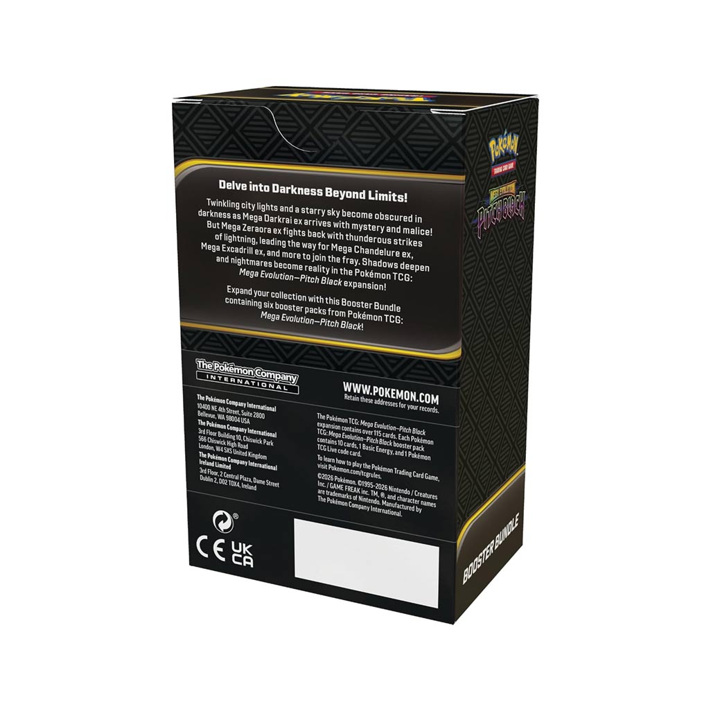 2026 Pokémon Mega Evolution Pitch Black Booster Bundle 2x Lot