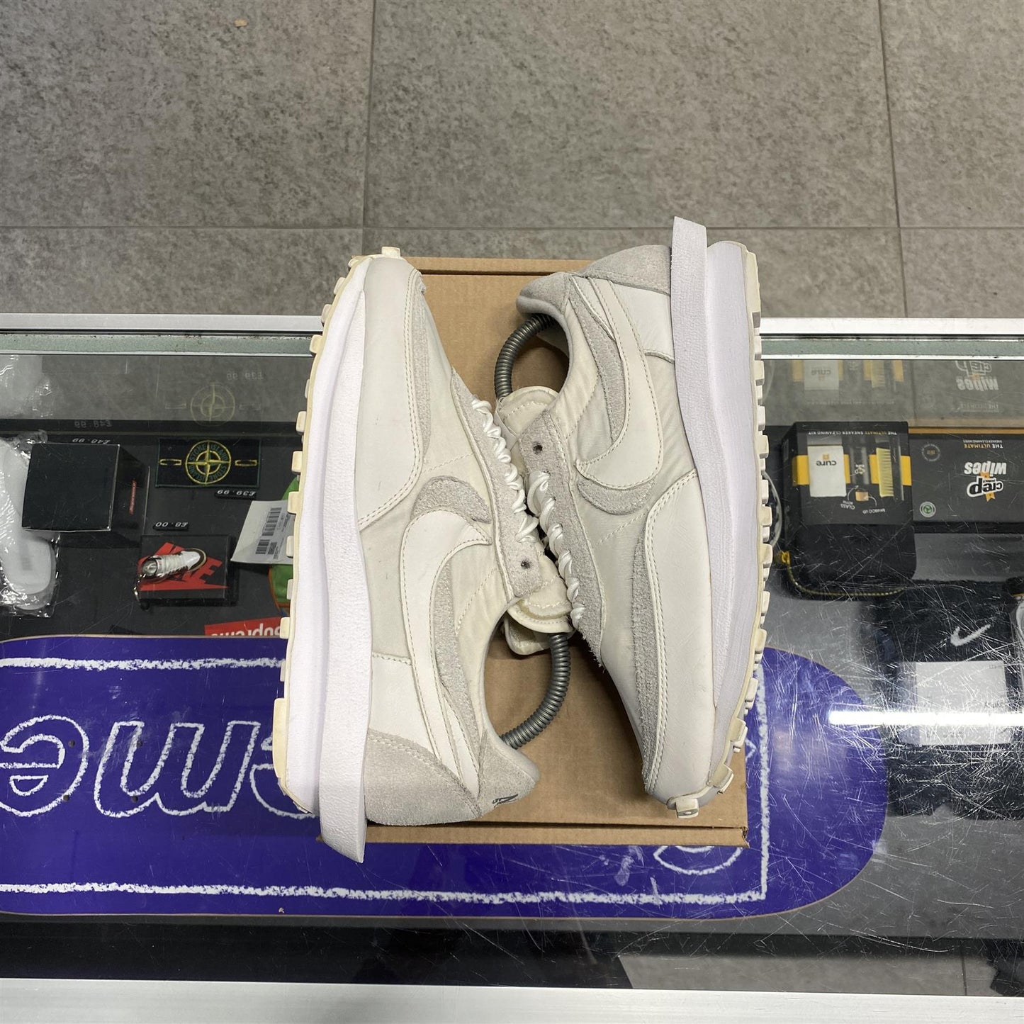 Nike LD Waffle Sacai 'White Nylon' UK7.5 (No Box)