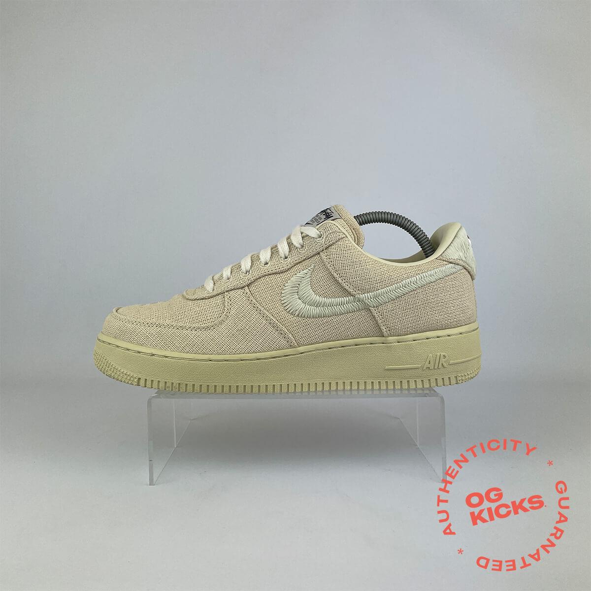 Nike Air Force 1 Low Stussy Fossil (No Box) UK8.5