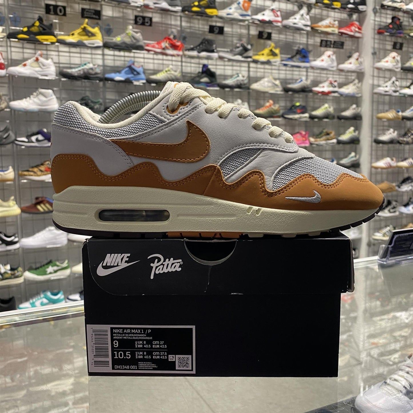 Nike Air Max 1 x Patta Waves 'Monarch' UK8