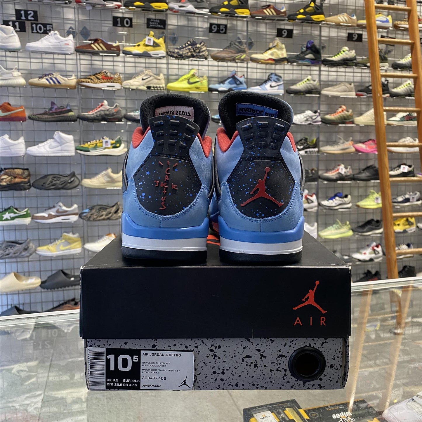 Jordan 4 Retro Travis Scott 'Cactus Jack' UK9.5