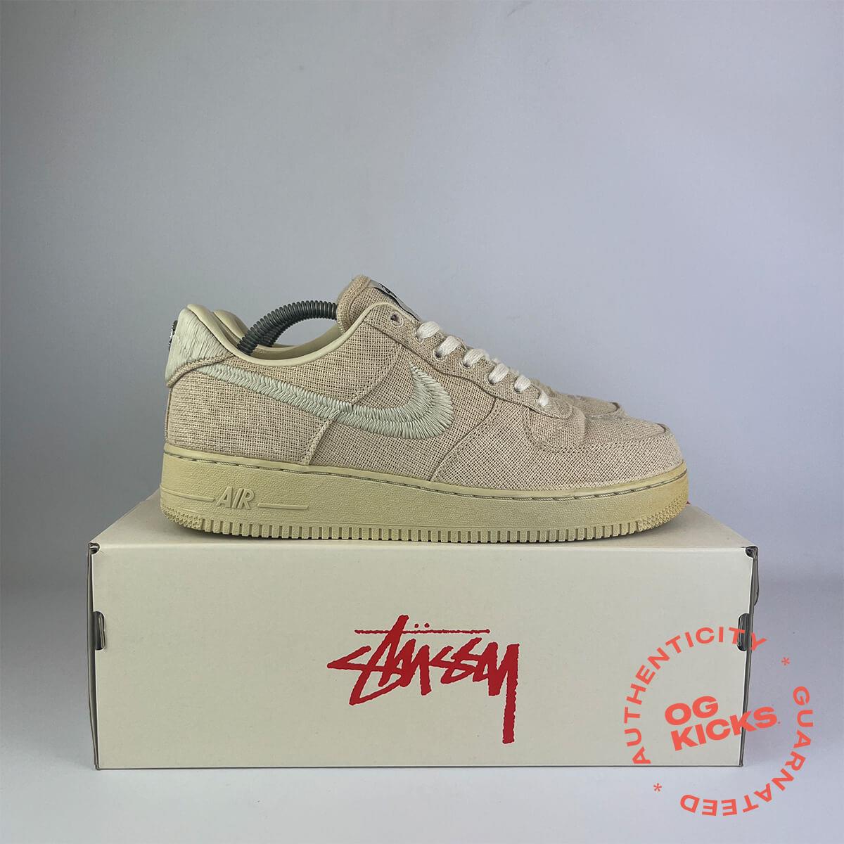 Nike Air Force 1 Low Stussy Fossil UK9