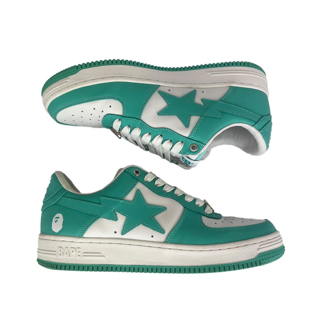 A Bathing Ape Bape Sta 'White Green (2022)' UK9
