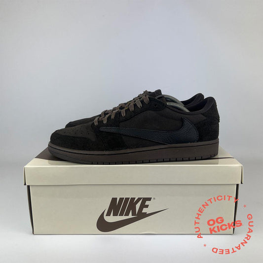 Jordan 1 Retro Low OG SP Travis Scott Velvet Brown UK10.5