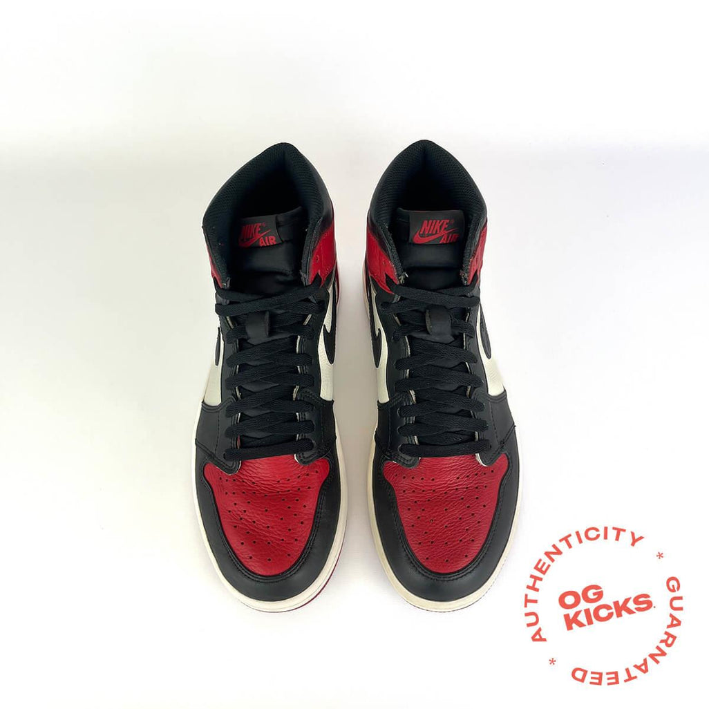 Jordan 1 Retro High Bred Toe UK9