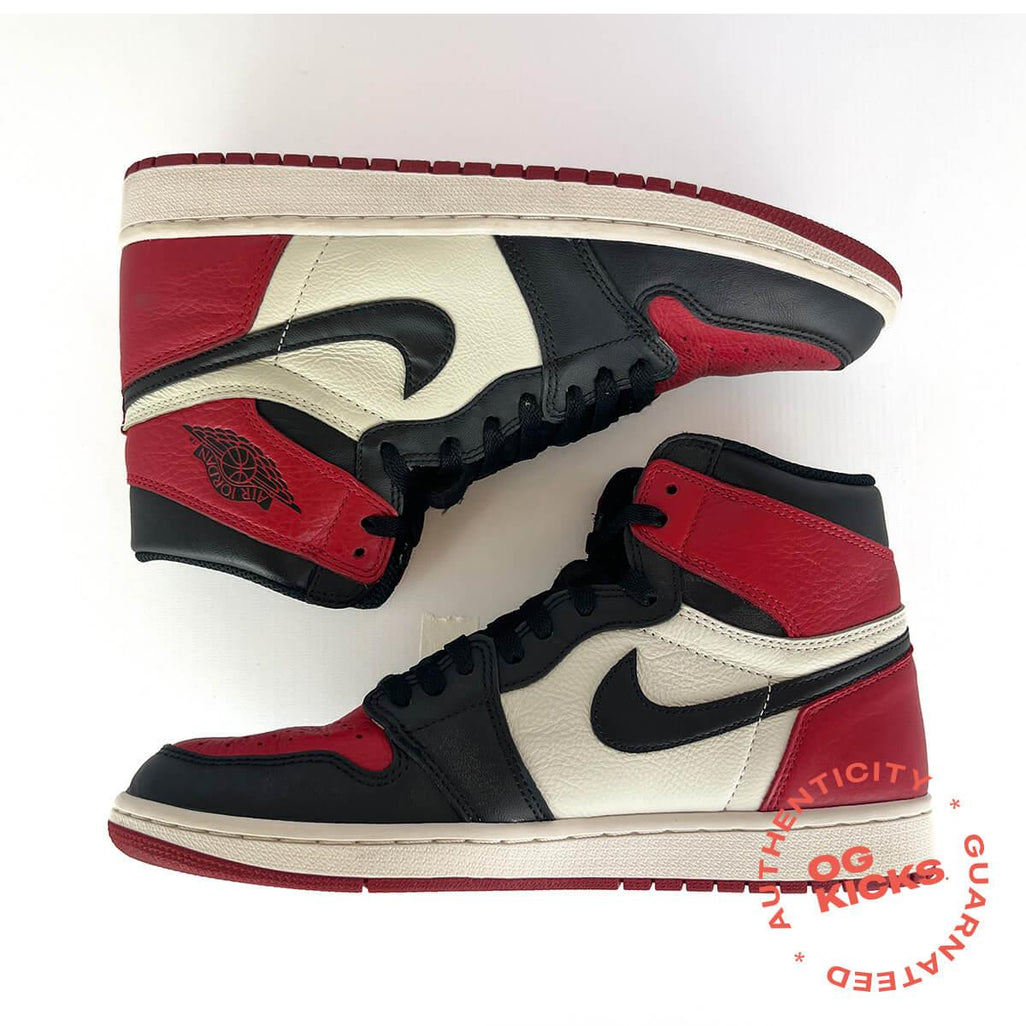 Jordan 1 Retro High Bred Toe UK9