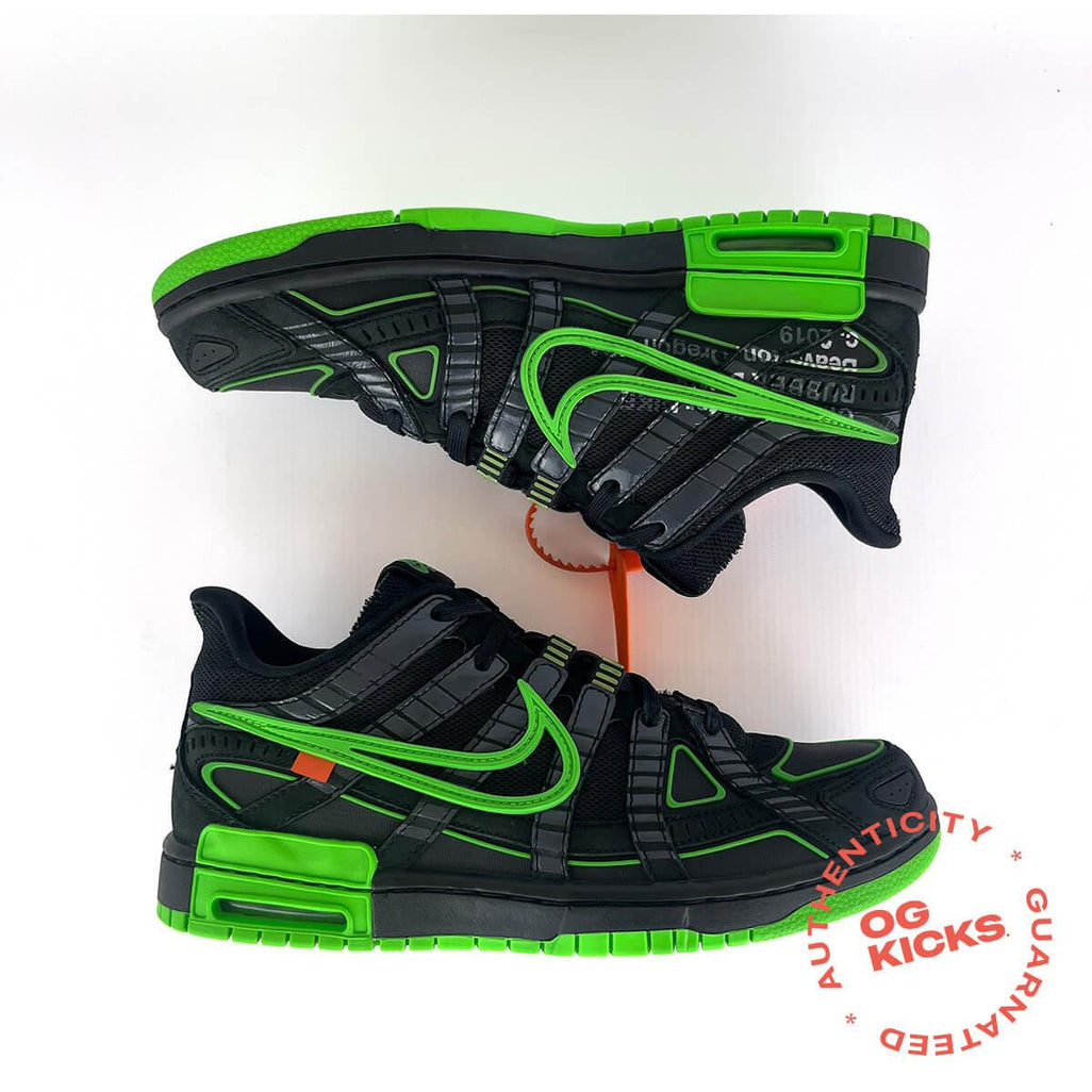 Nike Air Rubber Dunk Off-White Green Strike UK7.5