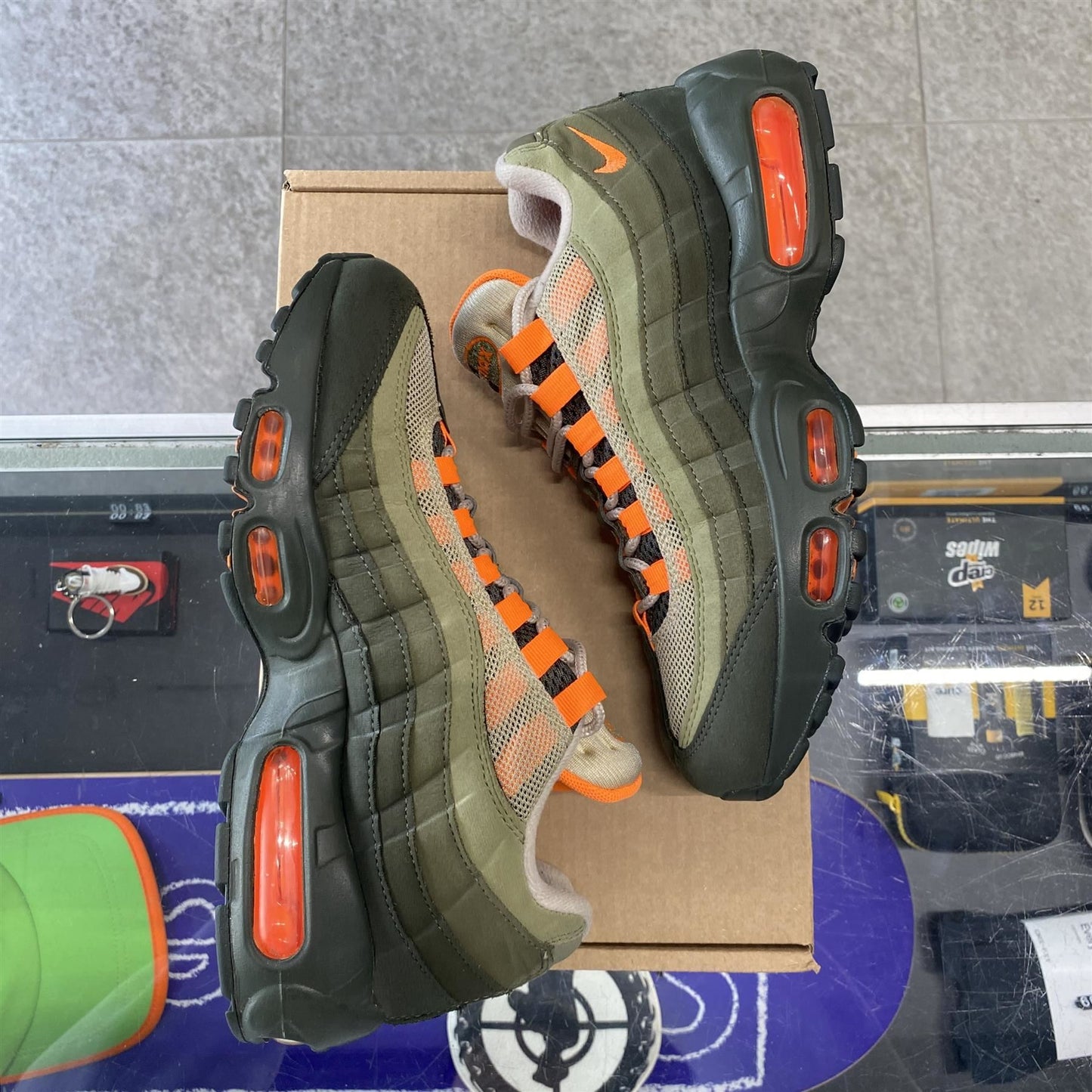 Nike Air Max 95 OG 'Neutral Olive Total Orange' UK5.5 (No Box)