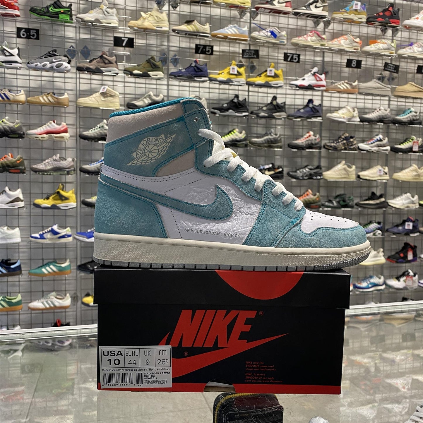 Jordan 1 Retro High 'Turbo Green' UK9