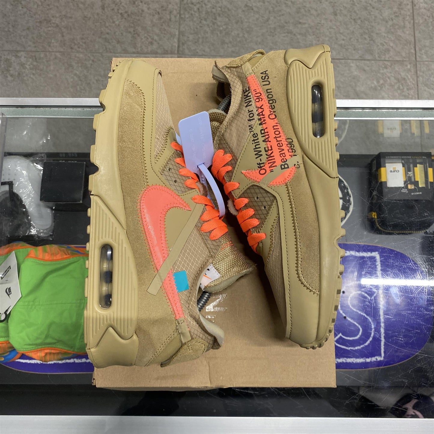 Nike Air Max 90 Off-White 'Desert Ore' UK8