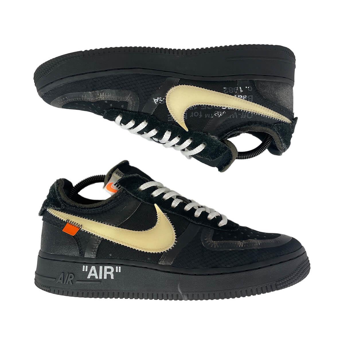 Nike Air Force 1 Low 'Off-White Black White' UK8