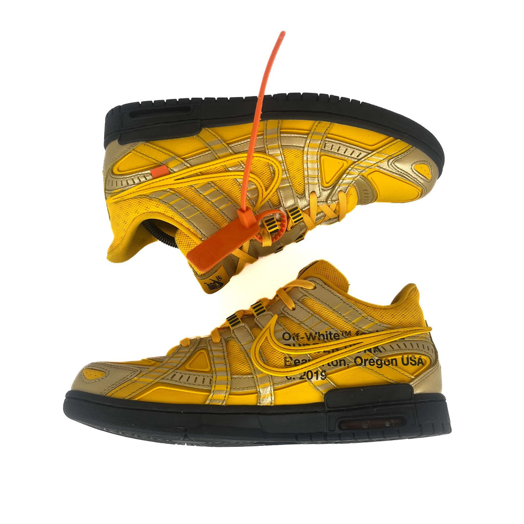 Nike Air Rubber Dunk Off-White 'University Gold' UK9