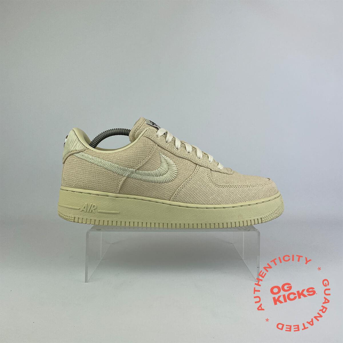 Nike Air Force 1 Low Stussy Fossil (No Box) UK8.5