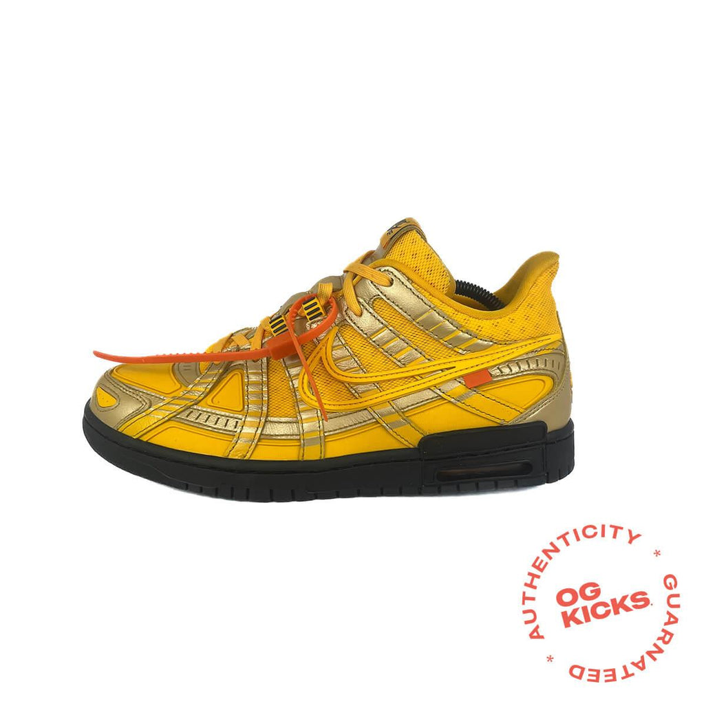 Nike Air Rubber Dunk Off-White 'University Gold' UK9