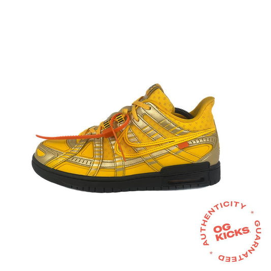 Nike Air Rubber Dunk Off-White 'University Gold' UK9