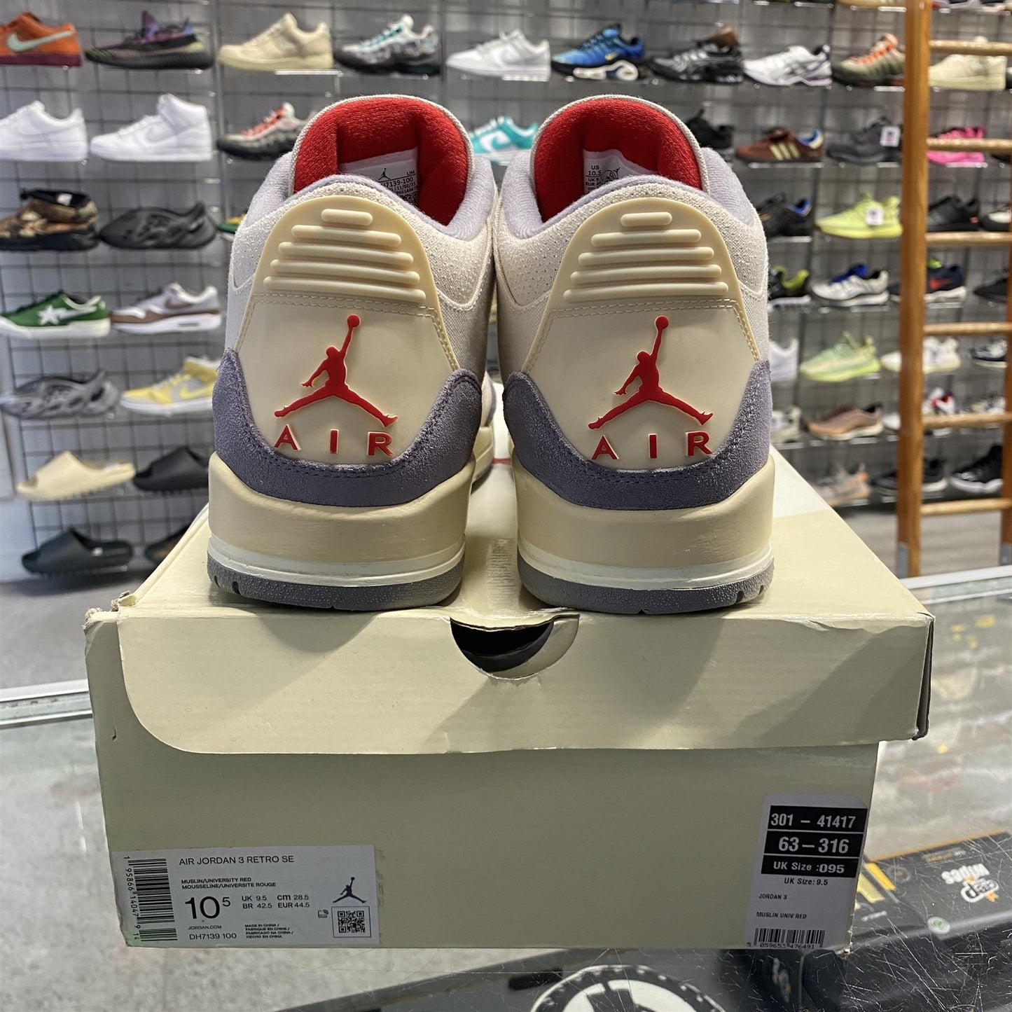 Air Jordan 3 Retro 'Muslin' UK9.5