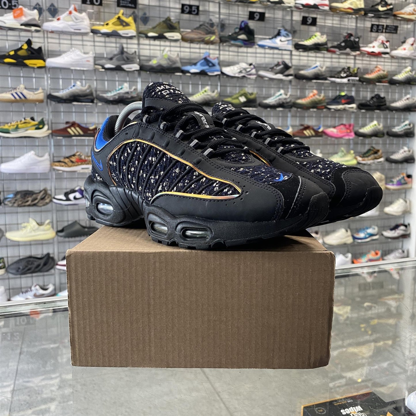 Nike Air Max Tailwind 4 Supreme 'Black' UK9 (No Box)