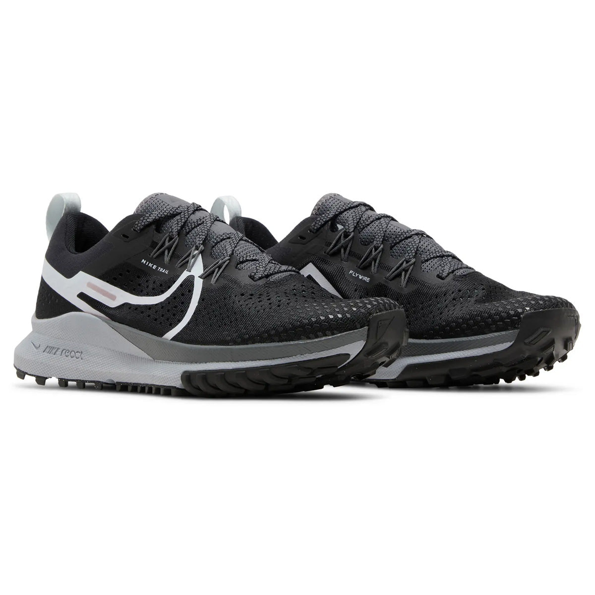 Nike React Pegasus Trail 4 Black Dark Grey W