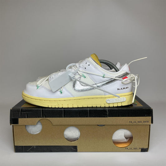 Nike Dunk Low Off-White Lot 1 UK8