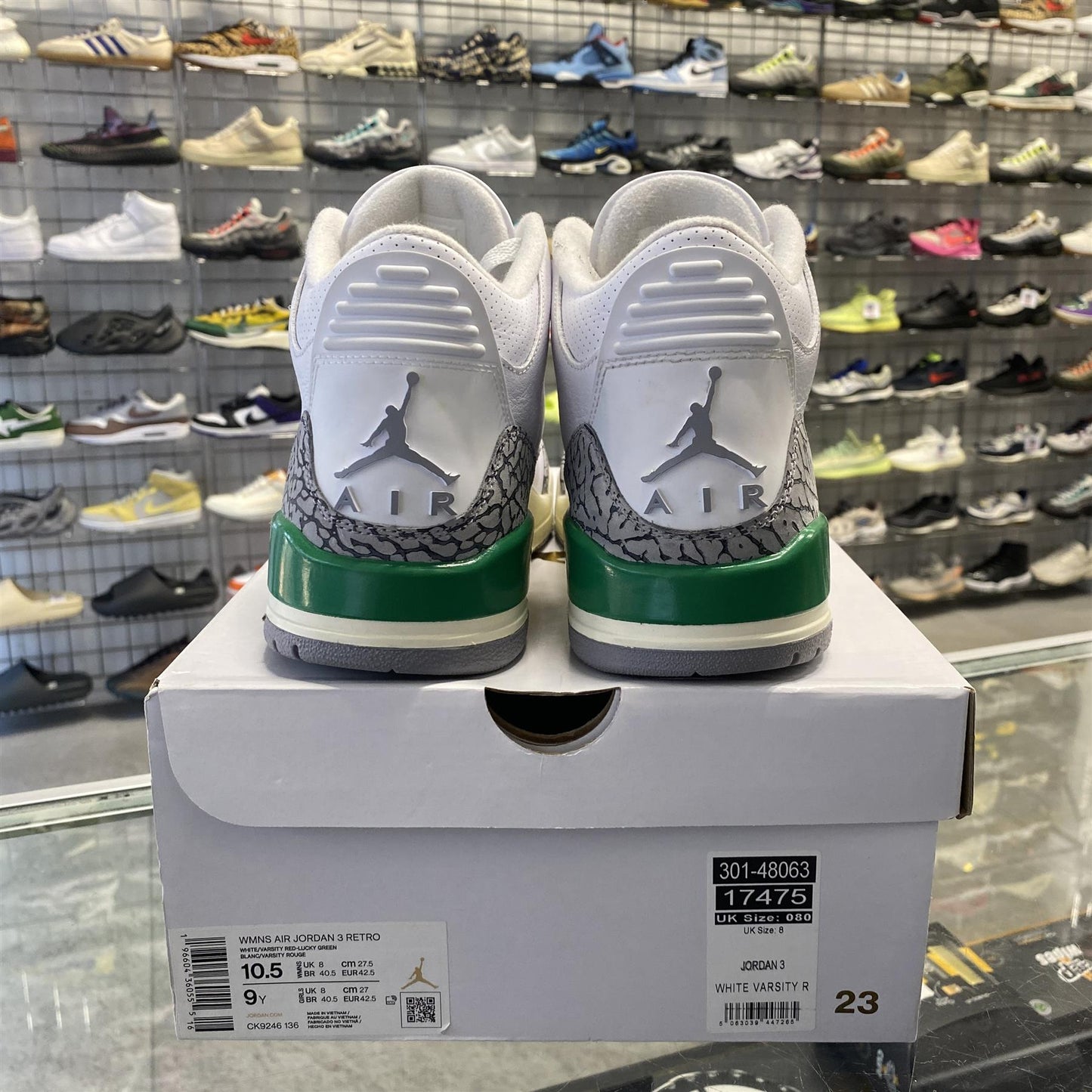 Air Jordan 3 Retro 'Lucky Green' UK8