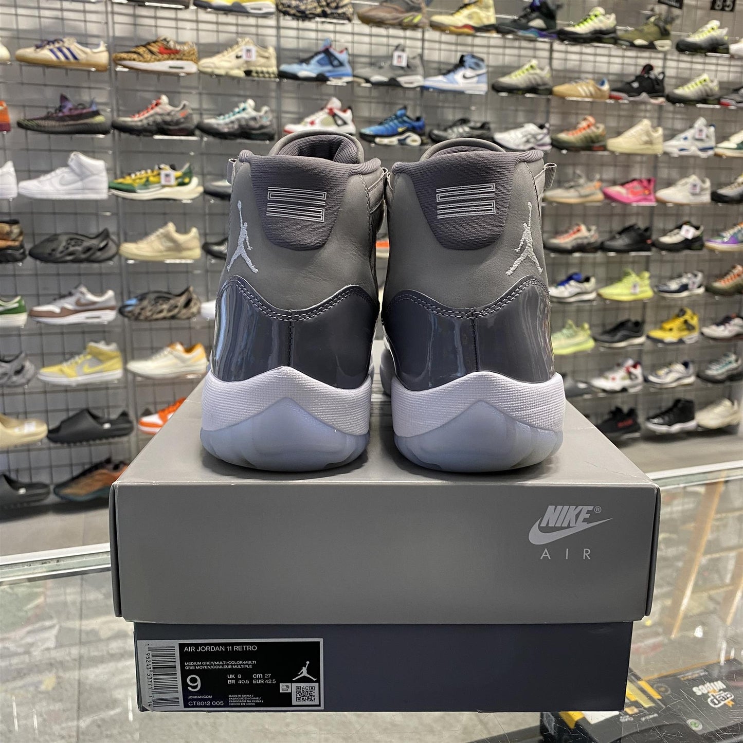 Air Jordan 11 Retro 'Cool Grey' (2021) UK8