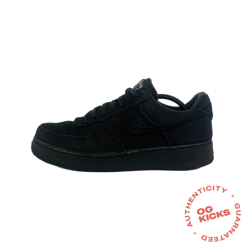 Nike Air Force 1 Low Stussy 'Black' UK10