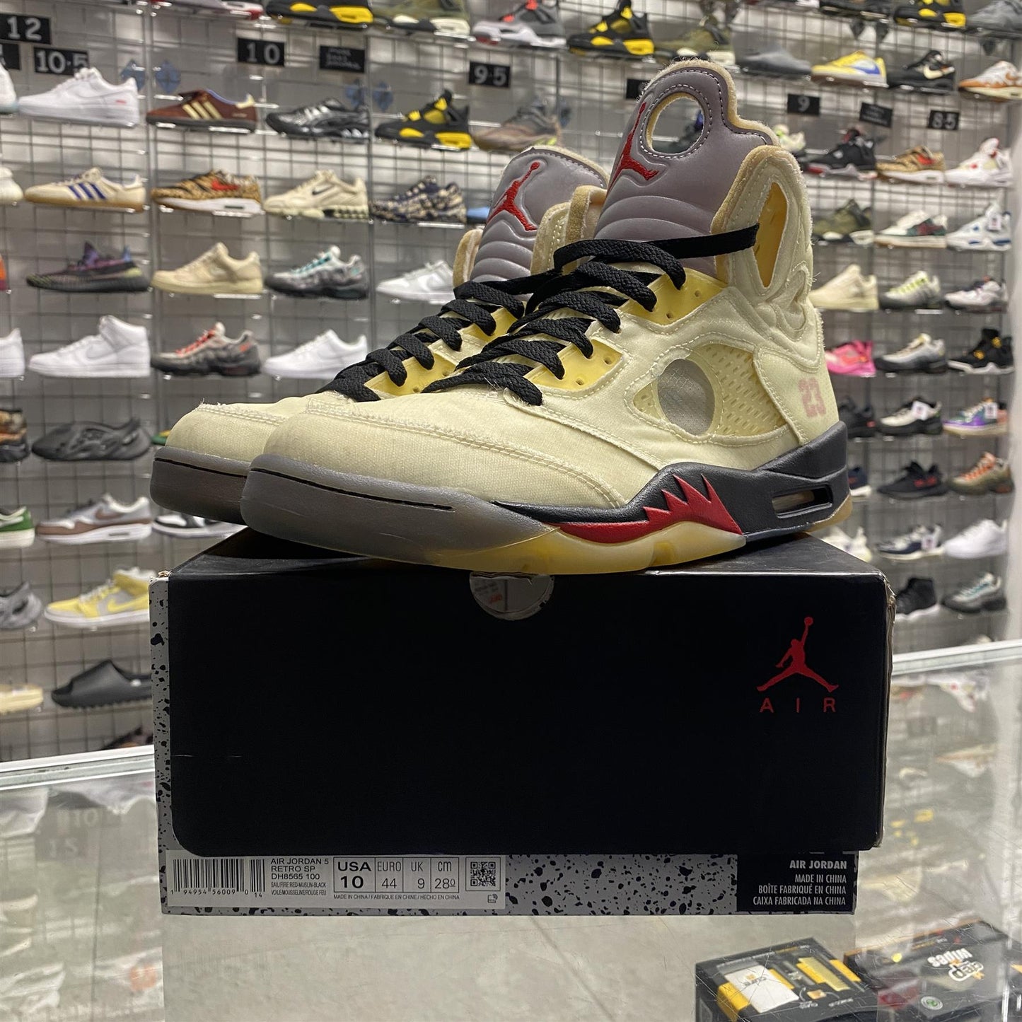 Air Jordan 5 Retro Off-White 'Sail' UK9