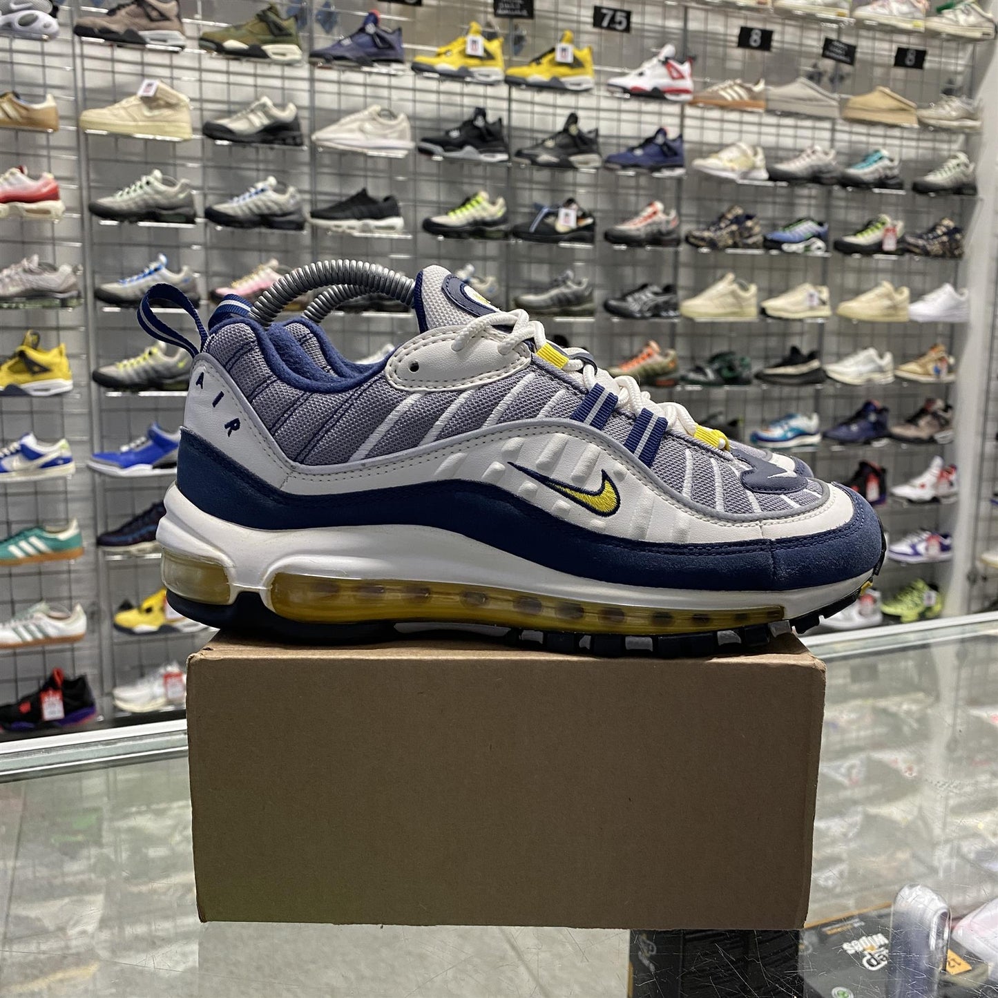 Nike Air Max 98 'Tour Yellow Grey' UK6 (No Box)