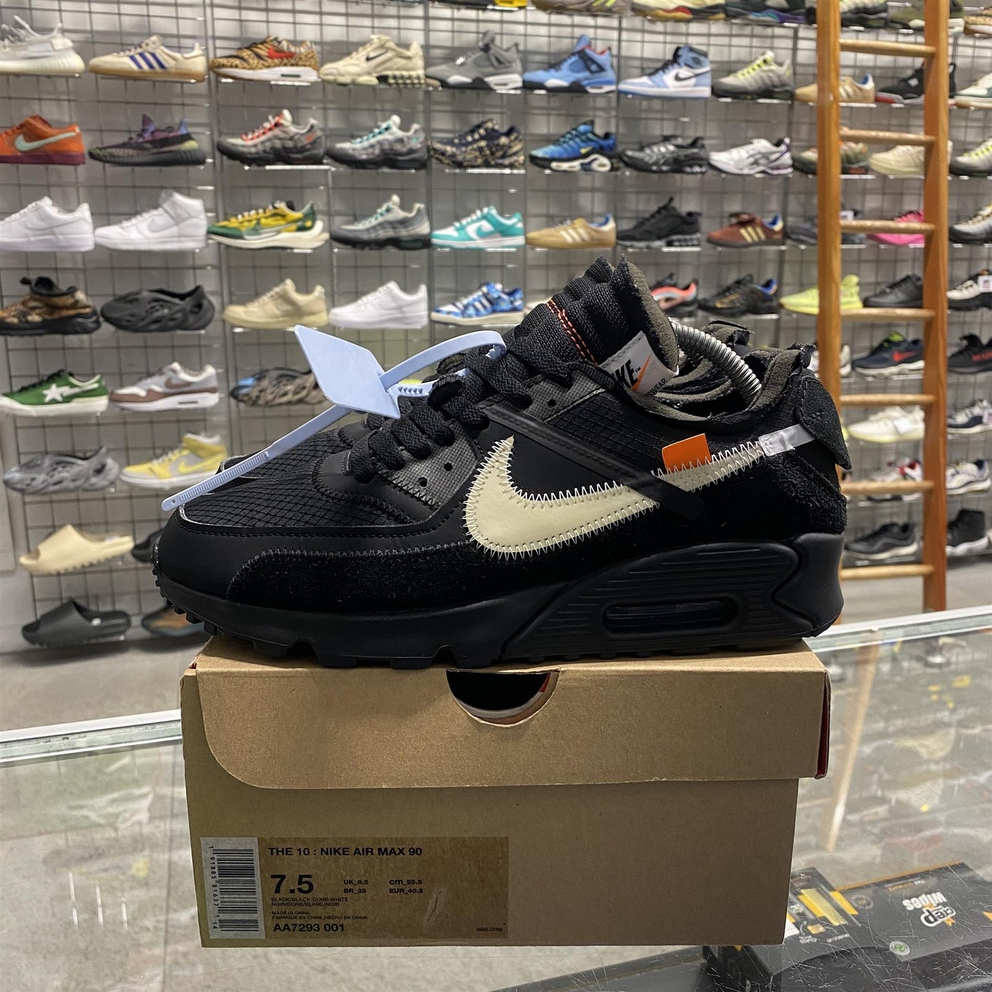 Nike Air Max 90 x Off-White 'Black' UK6.5