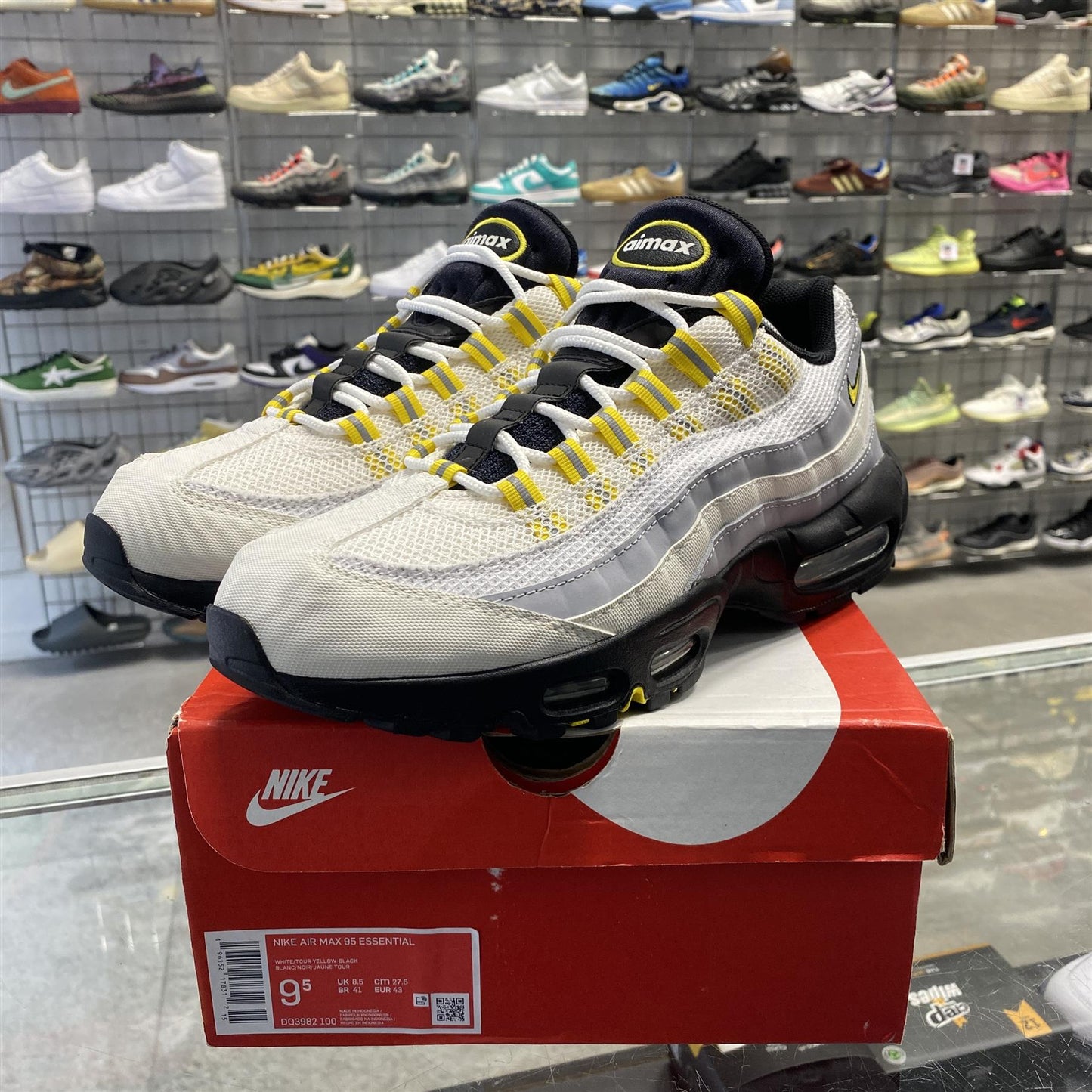 Nike Air Max 95 'Wolf Grey Tour Yellow' UK8.5