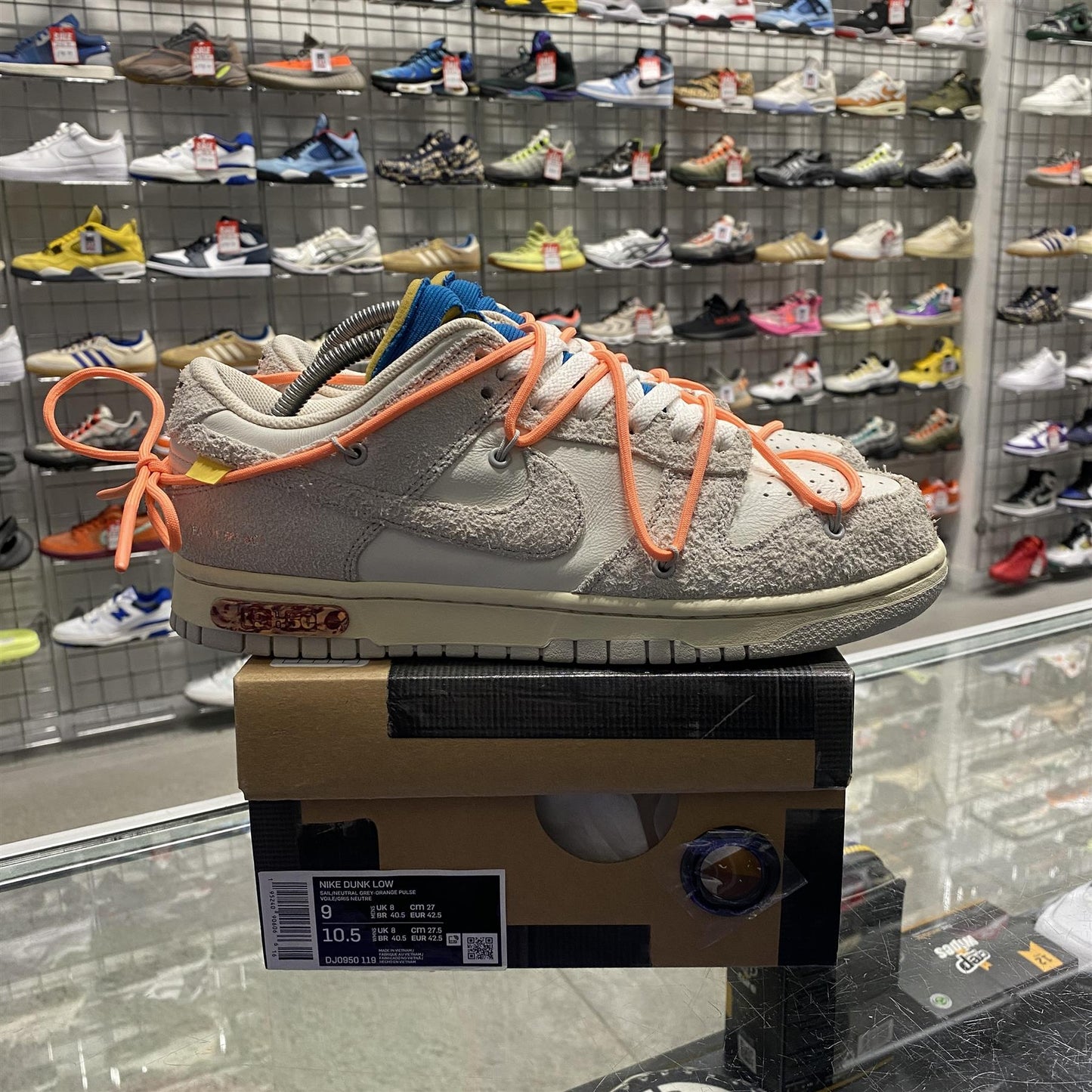 Nike Dunk Low Off-White 'Lot 19' UK8