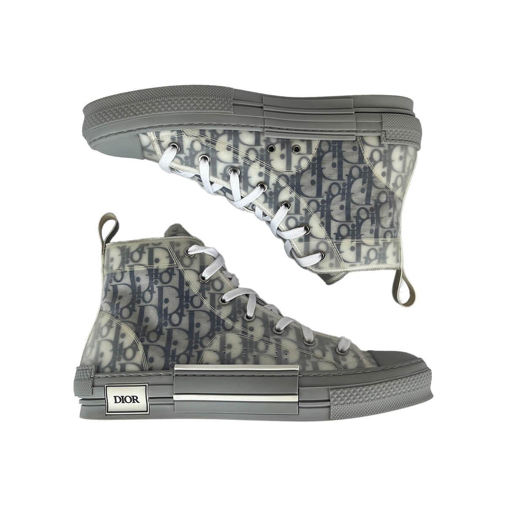 Dior B23 High 'Dior Oblique - Reflective Grey' UK9