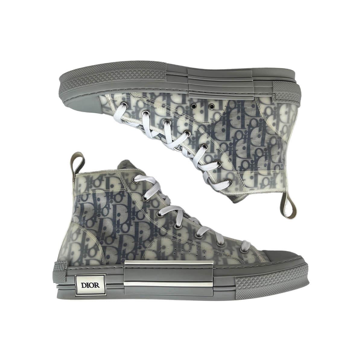 Dior B23 High 'Dior Oblique - Reflective Grey' UK9