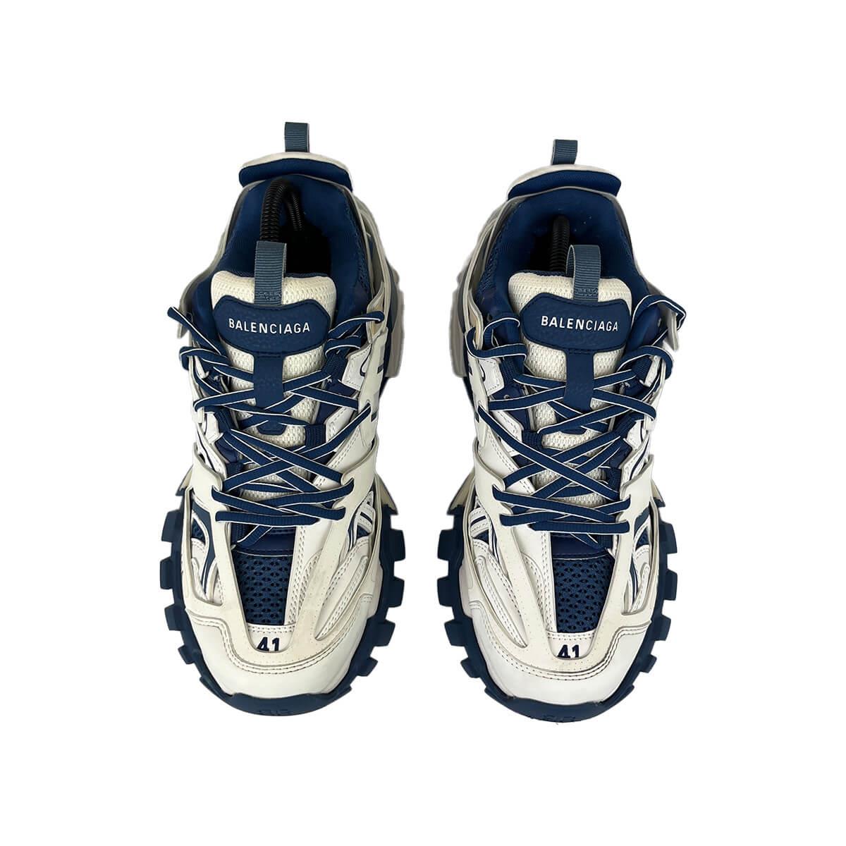Balenciaga Track Sneaker 'White Blue' UK7