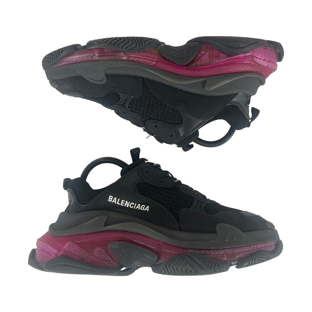 Balenciaga Triple S 'Clear Sole Neon Pink W' (No Box) UK5