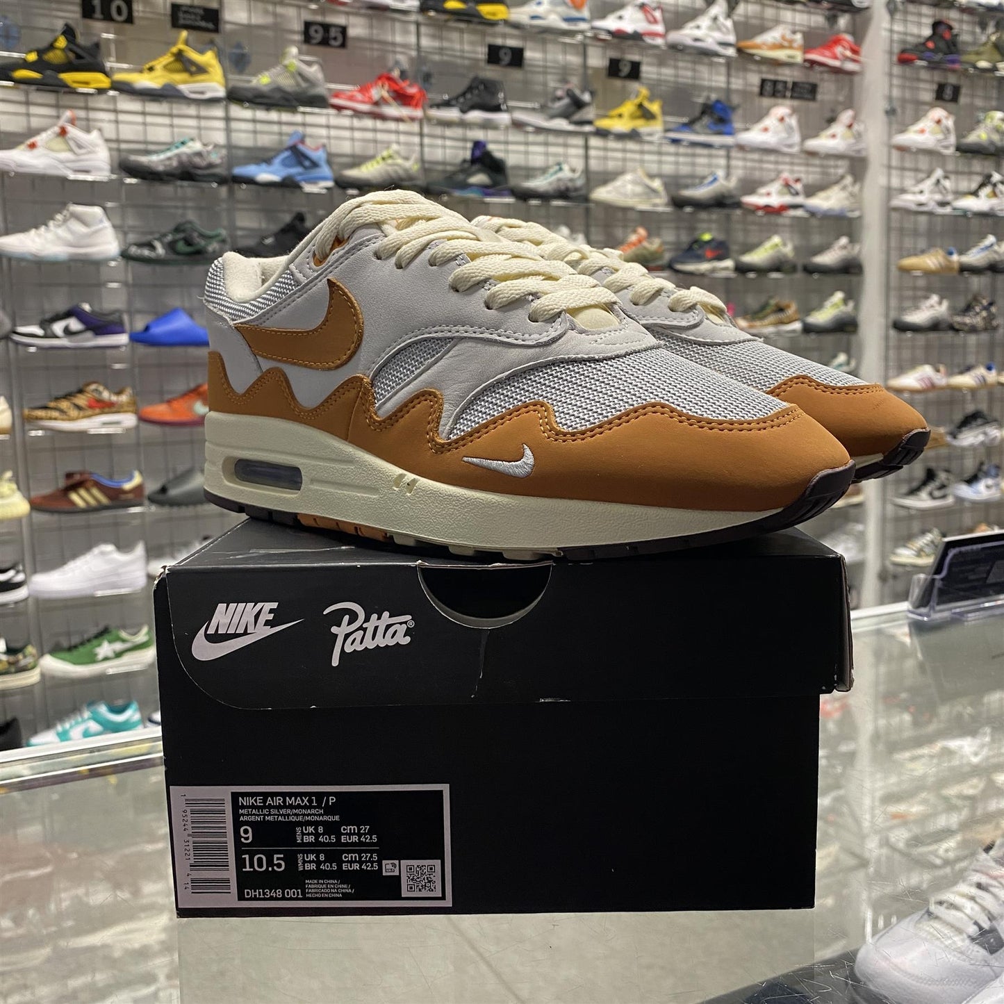 Nike Air Max 1 x Patta Waves 'Monarch' UK8