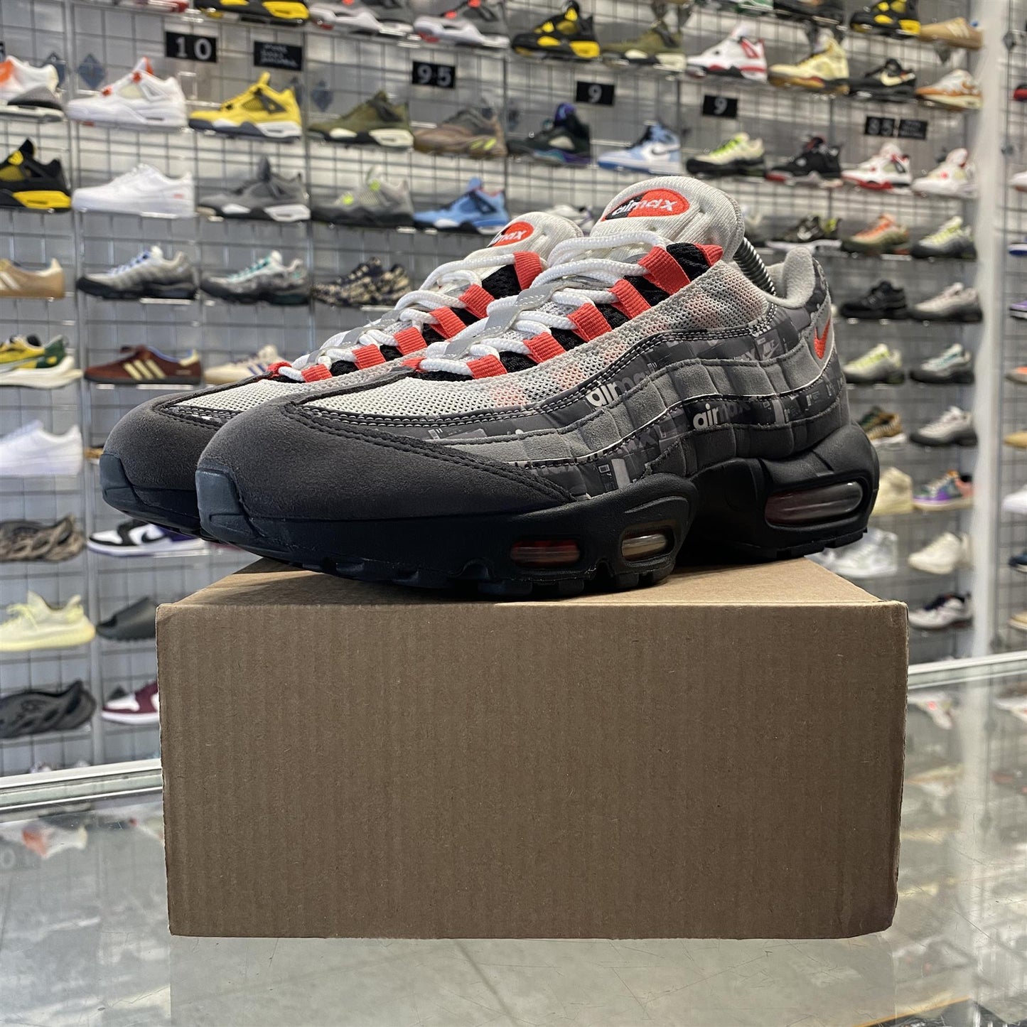 Nike Air Max 95 x Atmos 'We Love Nike (Bright Crimson)' UK7.5 (No Box)