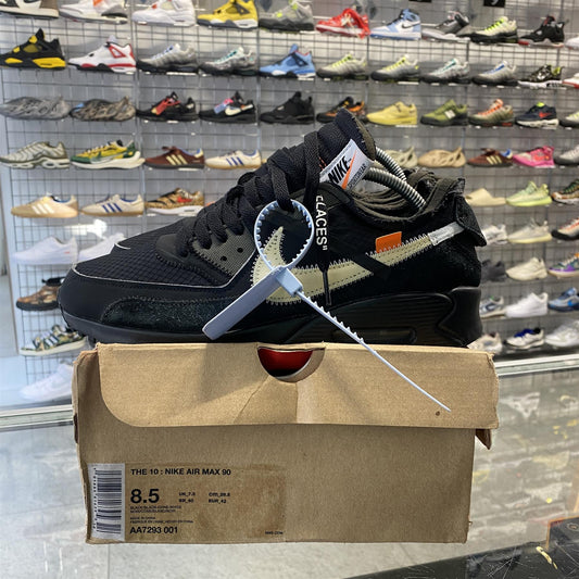 Nike x Off White Air Max 90 'Black' UK7.5