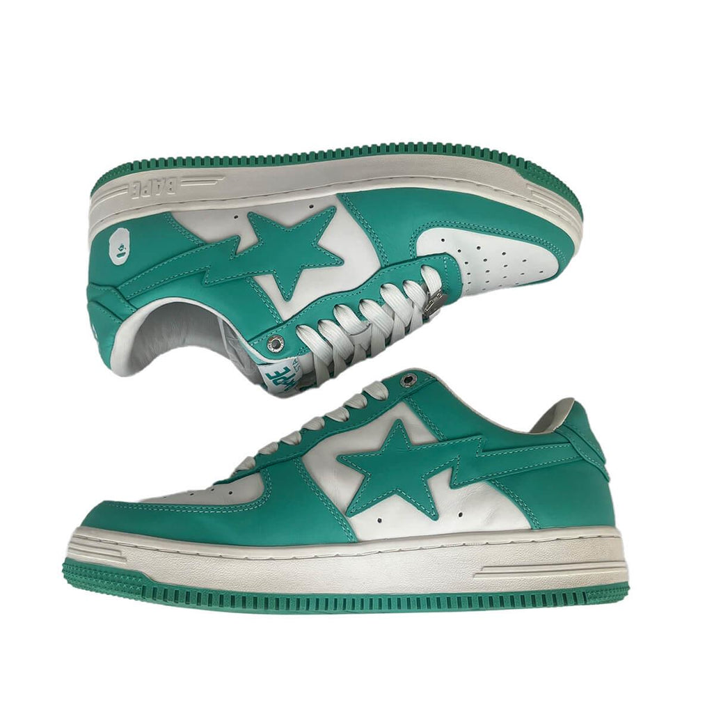 A Bathing Ape Bape Sta 'White Green (2022)' UK9